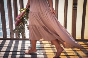 画像3: 【40%OFF】楊柳ソリッドティアードスカート