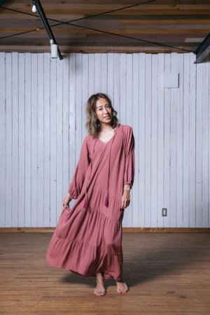 画像3: 【50%off】楊柳ティアードドレス