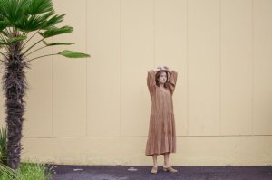 画像2: 【50%off】楊柳ティアードドレス