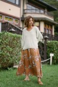 画像6: 【30%off】FLOWER SHELL ロングスカート
