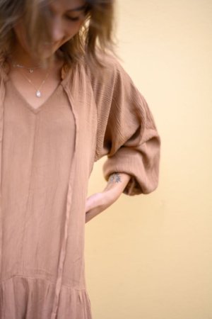 画像8: 【50%off】楊柳ティアードドレス