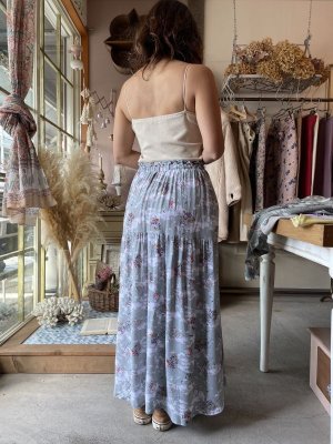 画像7: 【50%OFF】レトロプリントロングスカート