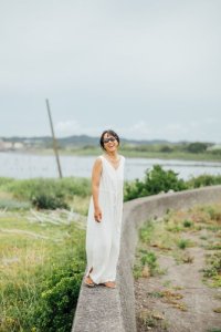 30%OFFリネン混サロペット