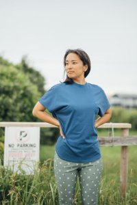 刺繍ドルマンTEE