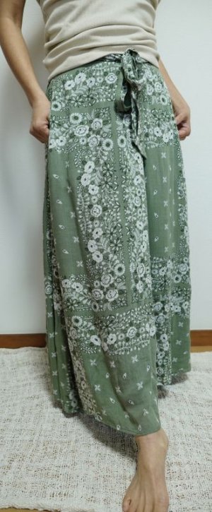 画像7: 40％off フラワーバンダナロングスカート 