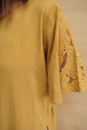 画像3: 【40%off】カットワークロングトップス