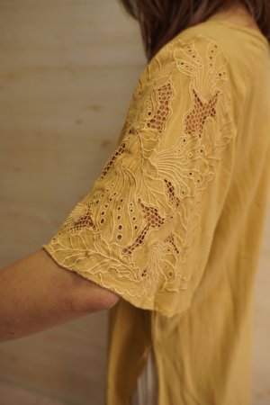 画像4: 【40%off】カットワークロングトップス