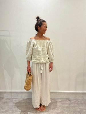 画像13: 【20％OFF】カットワークレースパンツ