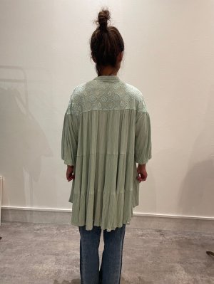 画像10: 【20％OFF】カットワークロングブラウス