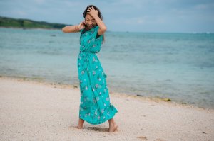 画像2: 【20％OFF】YumiYamada✖️Leonaプロテアプリントワンピース