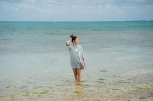 画像3: 【20％OFF】カットワークロングブラウス