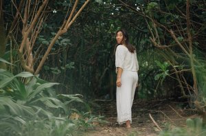 画像2: 【20％OFF】カットワークレースパンツ