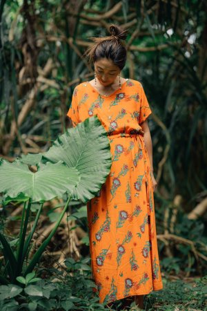 画像7: 【20％OFF】YumiYamada✖️Leonaプロテアプリントワンピース