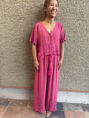 画像4: 【2026春夏予約商品】カットワーク半袖トップス