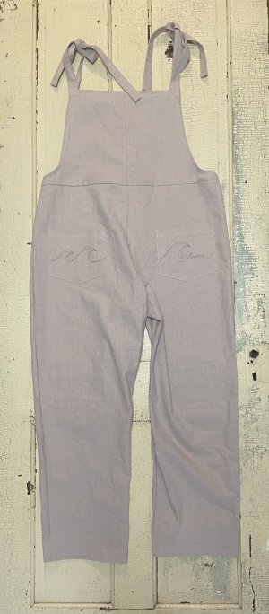 画像19: 【2026春夏予約商品】リネン混サロペット/ヒッコリーサロペット