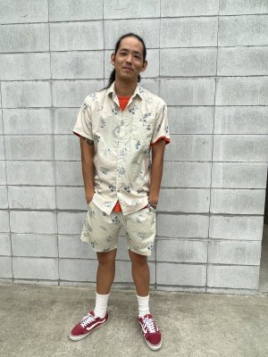画像4: RYU AMBE×LEONA SURF BEACH  PRINT PANTS