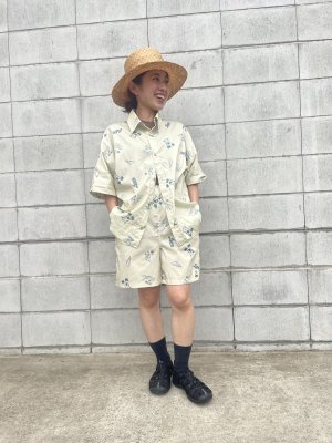 画像1: RYU AMBE×LEONA SURF BEACH  PRINT PANTS for ladies