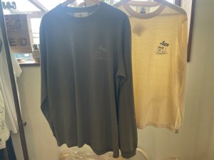 画像1: RYU AMBE×LEONA SURF BEACH  PRINT 　LONGTEE
