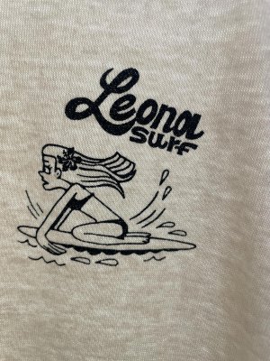 画像3: RYU AMBE×LEONA SURF BEACH  PRINT 　LONGTEE