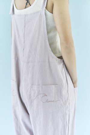 画像18: 【2026春夏予約商品】リネン混サロペット/ヒッコリーサロペット