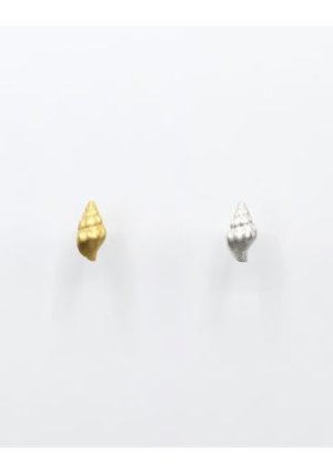 画像1: bisho ピアス０１　ヒメヨウラク　silver
