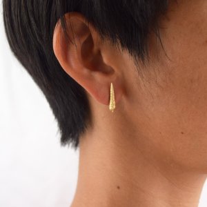 画像2: bisho ピアス02　タケノコカイ　gold