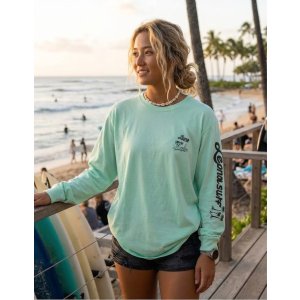 画像: RYU AMBE×LEONA SURF BEACH PRINT LONGTEE
