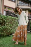 画像15: 【30%off】FLOWER SHELL ロングスカート