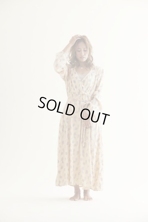 画像1: 【40%OFF】カシュクールペイズリーワンピース