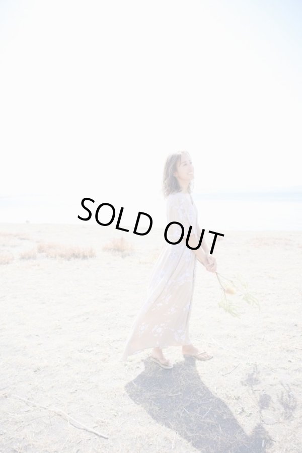 画像1: 【30%off】フラワーシェルワンピース