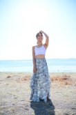 画像4: 【50%OFF】レトロプリントロングスカート