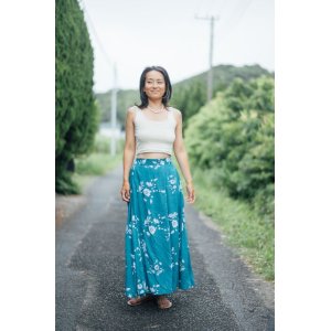 画像: 【30%off】FLOWER SHELL ロングスカート