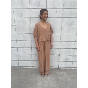 画像: 【2026春夏予約商品】カットワークレースパンツ