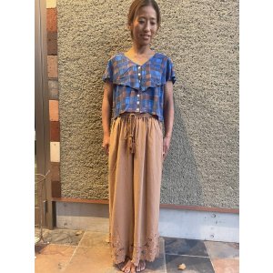 画像: 【2026春夏予約商品】チェックプリントトップス