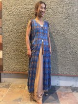 画像: 【2026春夏予約商品】カットワークレースチェックワンピース