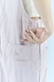 画像17: 【2026春夏予約商品】リネン混サロペット/ヒッコリーサロペット