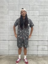 画像: RYU AMBE×LEONA SURF BEACH  PRINT PANTS