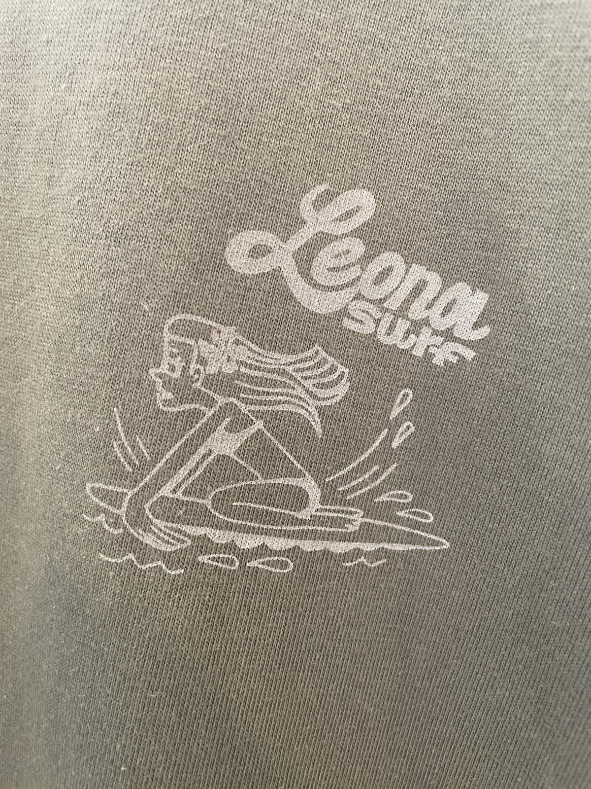 画像2: RYU AMBE×LEONA SURF BEACH  PRINT 　LONGTEE